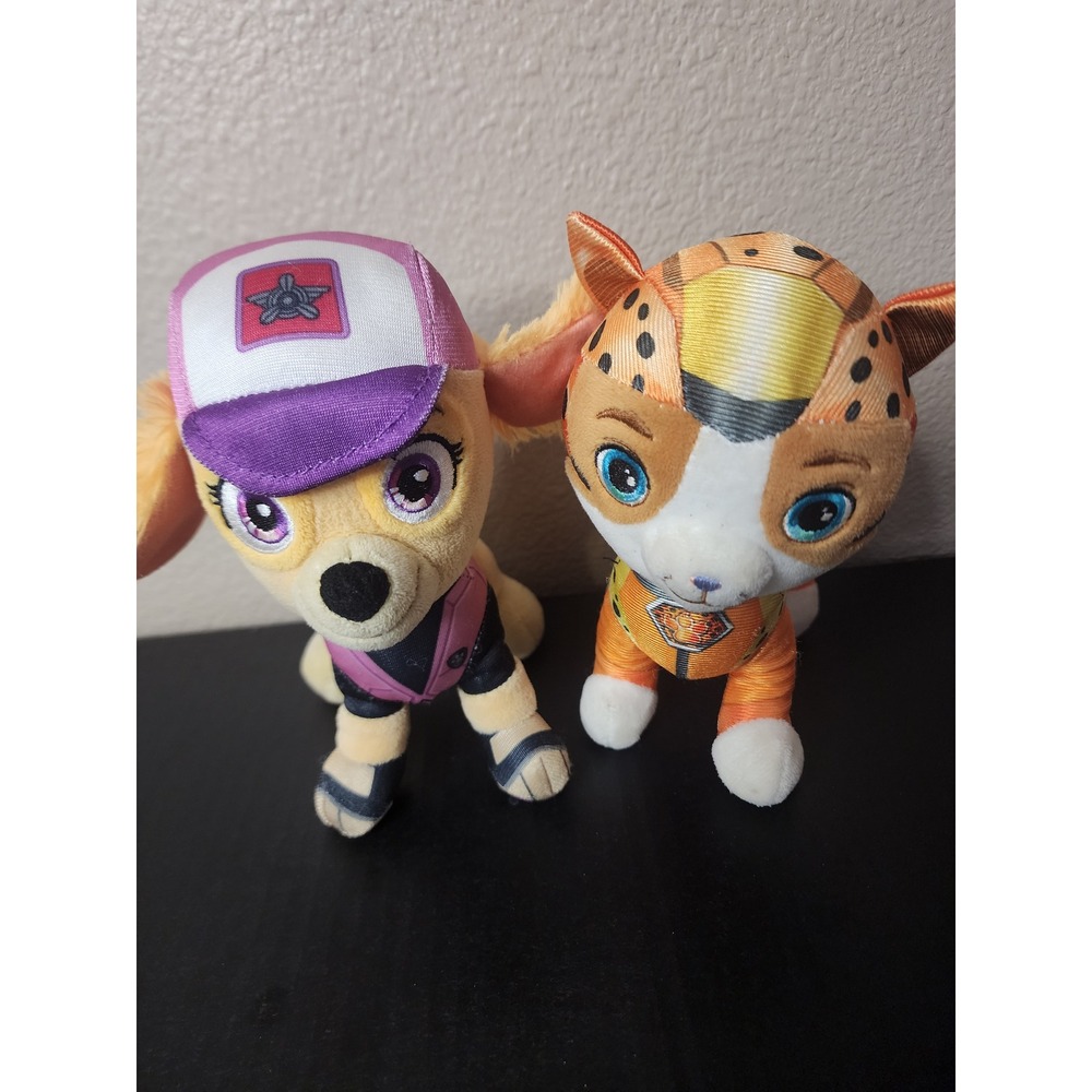Paw Patrol Skye and Cat Pack Cheetah Plush Set Nickelodeon Spin Master 2021